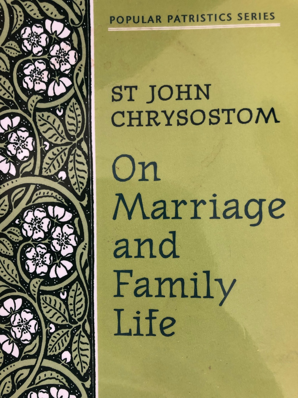 Book Review:  “On Marriage and Family Life”